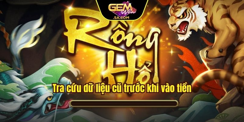 Tra cứu dữ liệu cũ trước khi vào tiền